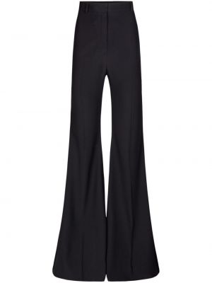 Pantalon taille haute large Nina Ricci noir