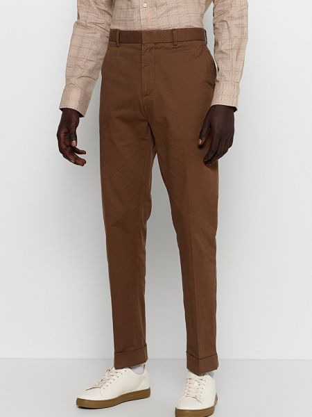Spodnie Polo Ralph Lauren brązowe