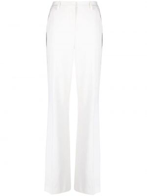 Pantaloni dritti a righe P.a.r.o.s.h. bianco