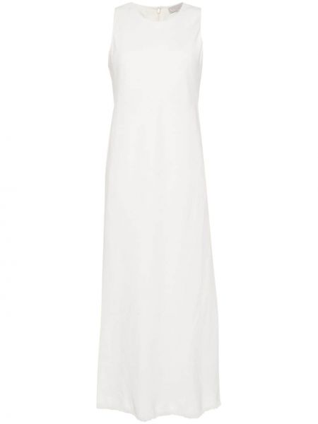 Φόρεμα με κρόσσια Antonelli λευκό