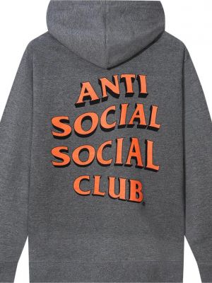 Худи Anti Social Social Club серое