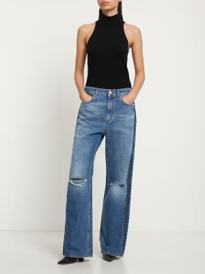Voľné obnosené džínsy s nízkym pásom Stella Mccartney