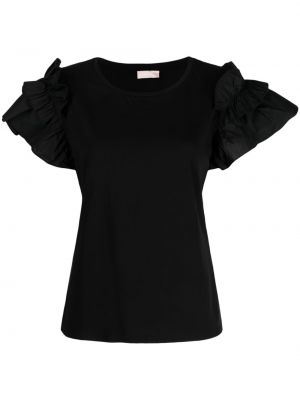 T-shirt en coton Liu Jo noir