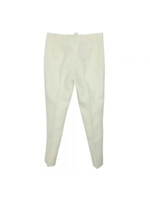 Pantalones de algodón Dolce & Gabbana Pre-owned blanco