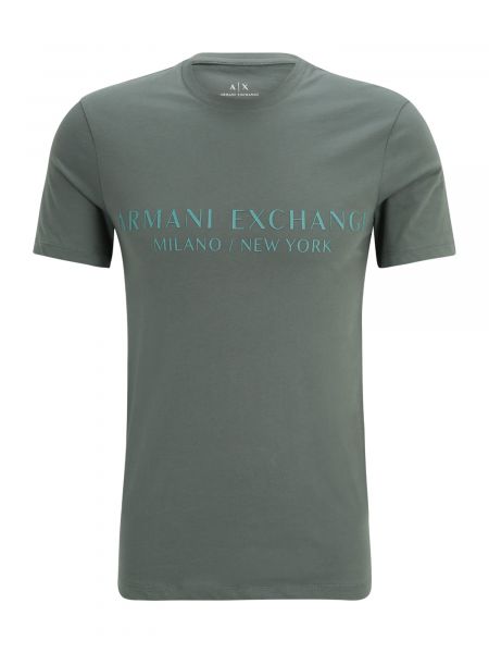 Тениска Armani Exchange зелено