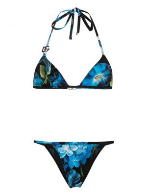 Virágos bikini nyomtatás Dolce & Gabbana