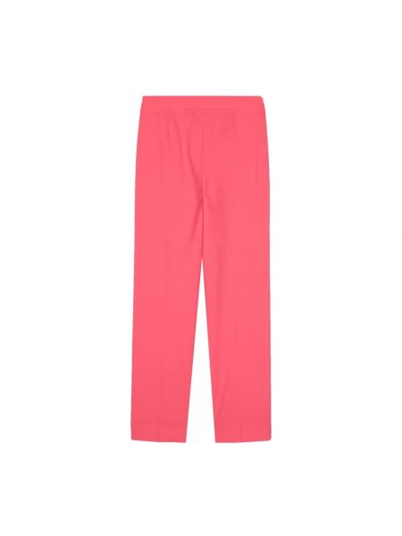 Spodnie relaxed fit Lardini różowe