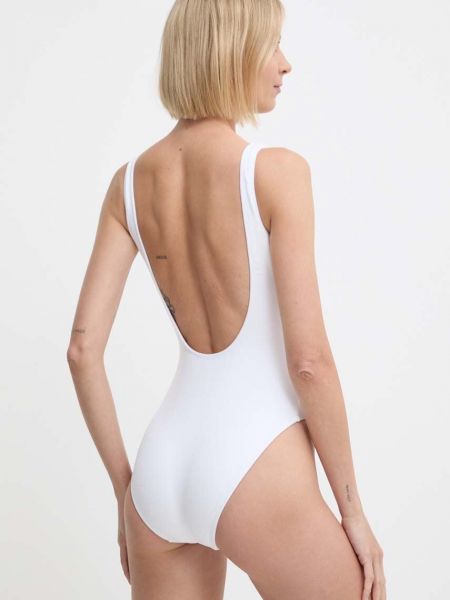 Jednodijelni kupaći kostim Polo Ralph Lauren bijela