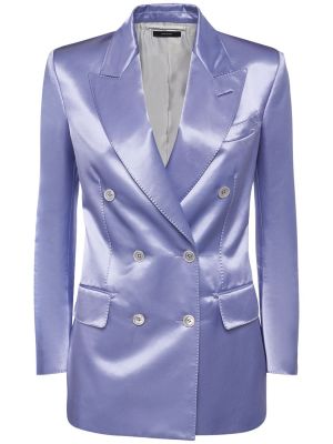 Blazer en coton Tom Ford violet