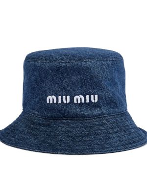 Čiapka Miu Miu modrá