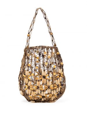 Nákupná taška s korálky Mame Kurogouchi