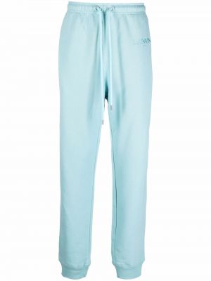 Pantalones de chándal con bordado Lanvin azul