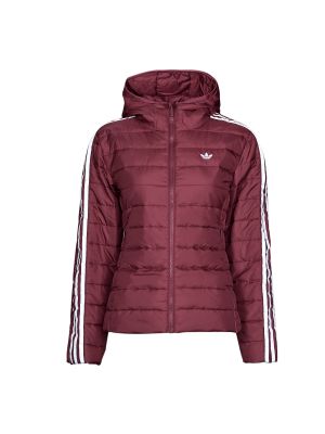 Pernata jakna slim fit Adidas bordo