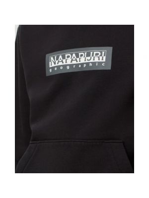 Bluza z kapturem Napapijri czarna