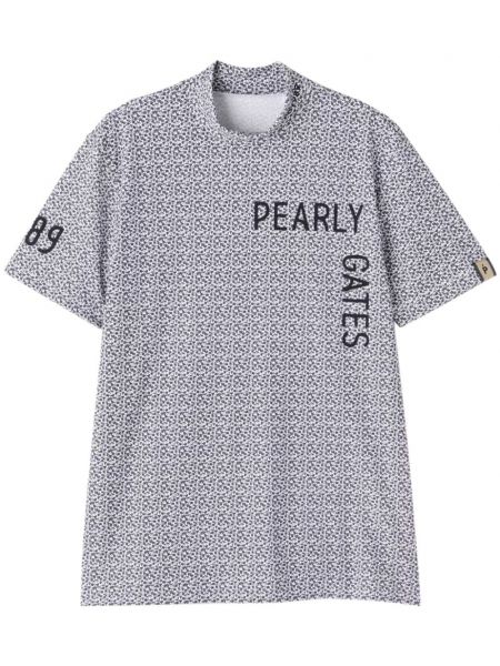 T-shirt Pearly Gates hvid