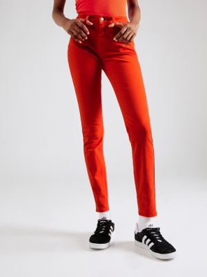 Skinny fit džínsy Only červená