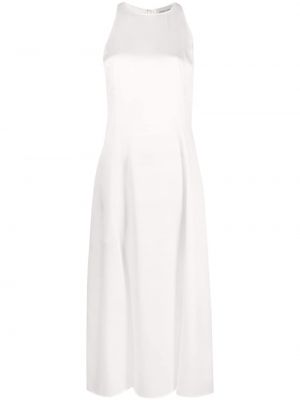 Svilena haljina bez rukava Loulou Studio bijela