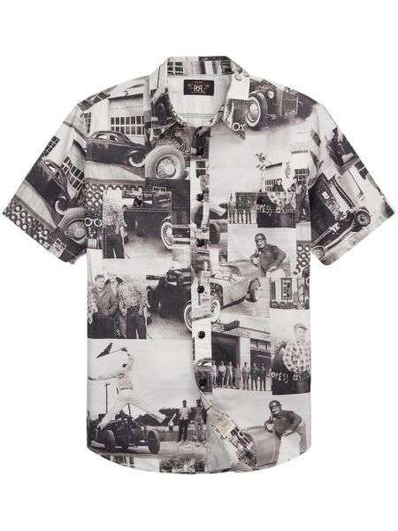 Bavlnená košeľa s potlačou Ralph Lauren Rrl