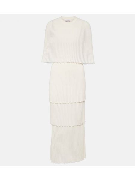 Robe longue Altuzarra blanc