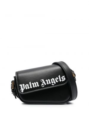 Asymmetrische umhängetasche mit print Palm Angels schwarz