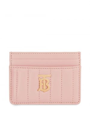 Steppelt bőr pénztárca Burberry rózsaszín