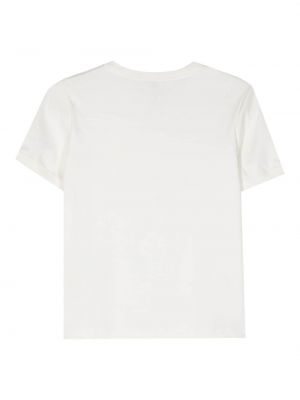 T-shirt mit stickerei Soeur weiß