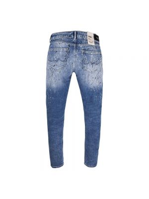 Spodnie skinny fit Pepe Jeans niebieskie