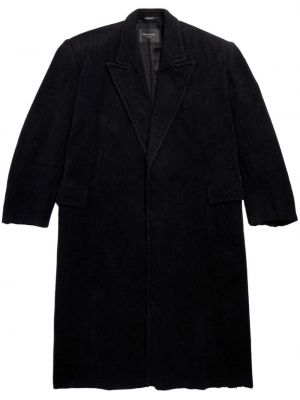 Palton din cașmir Balenciaga negru