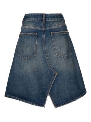 Spódnica jeansowa Mm6 Maison Margiela niebieska