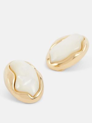 Náušnice s perlami Chloã© zlatá