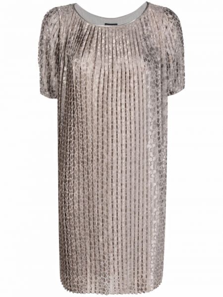 Vestido de cóctel ajustado plisado Emporio Armani