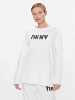 Bluza dresowa Dkny Sport biała
