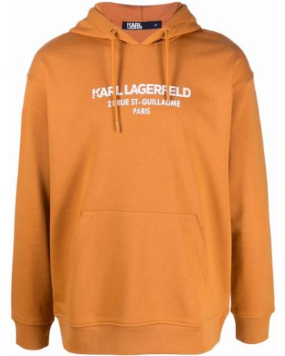 Hoodie Karl Lagerfeld orange