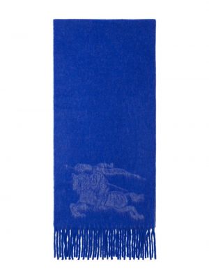 Veltinio šalikas Burberry mėlyna