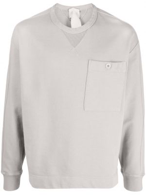 Sweatshirt aus baumwoll Ten C grau