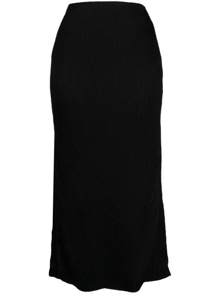 Falda de cintura alta Giorgio Armani negro