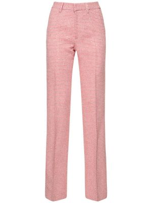 Pantaloni cu talie înaltă din tweed Alessandra Rich