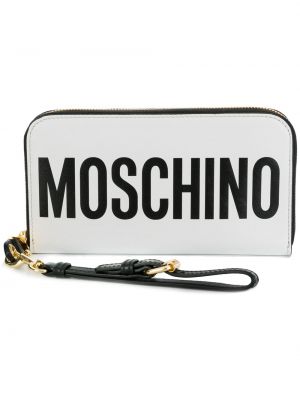 Zip lommebok Moschino hvit