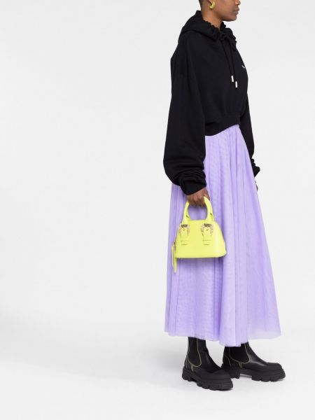 Kožená shopper kabelka z imitace kůže Versace Jeans Couture