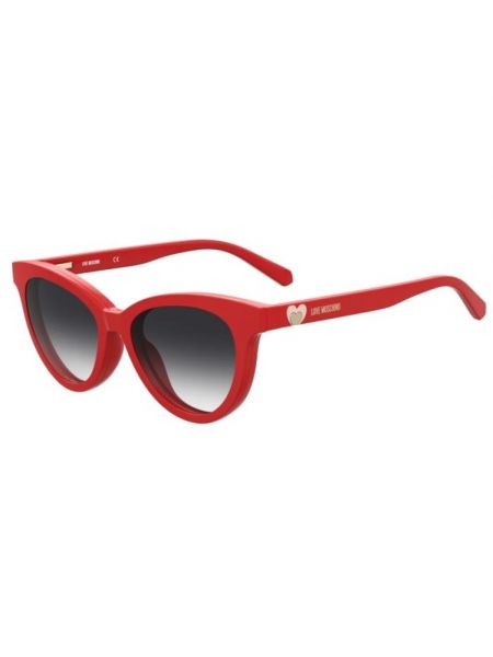 Okulary przeciwsłoneczne Moschino czerwone