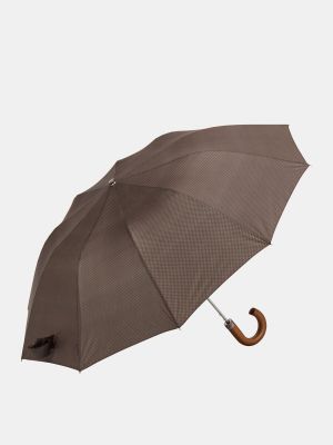 Paraguas con estampado Cacharel marrón