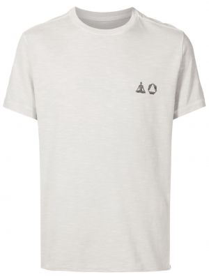 Βαμβακερή μπλούζα με σχέδιο Osklen γκρι