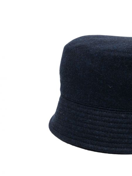 Veltinio kepurė Moorer mėlyna