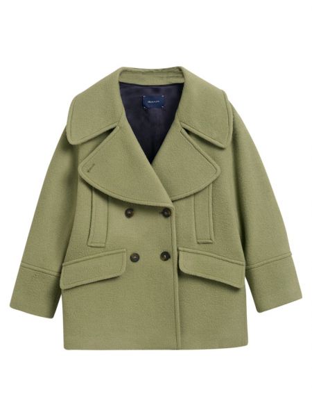 Krótki płaszcz Gant zielony