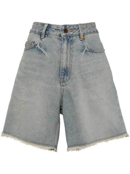 Denimshorts We11done blå