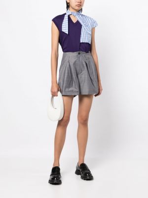 Asymmetrische shorts ausgestellt Kolor grau