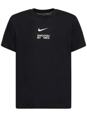Bavlnené tričko Nike čierna