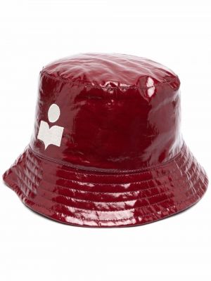 Sombrero con estampado Isabel Marant rojo