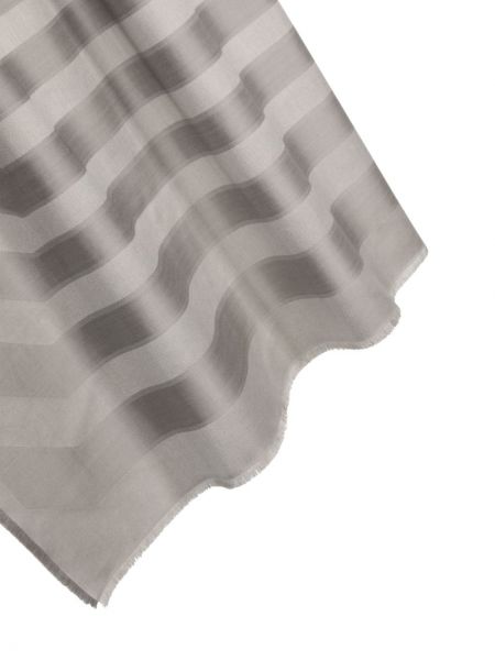 Žakárový šál Lanvin šedý