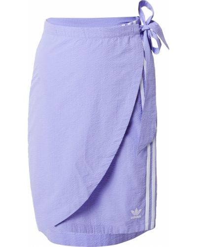 Midi sukňa Adidas Originals biela